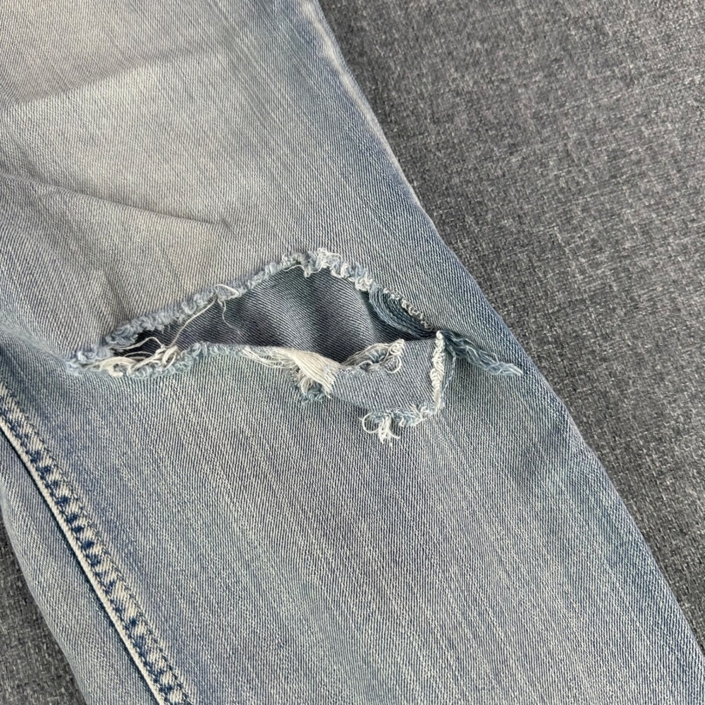 Silver Jeans Co. Jeans Womens 28/29 Boyfriend Light Blue Distressed L27170SJL190 - Picture 10 of 12
